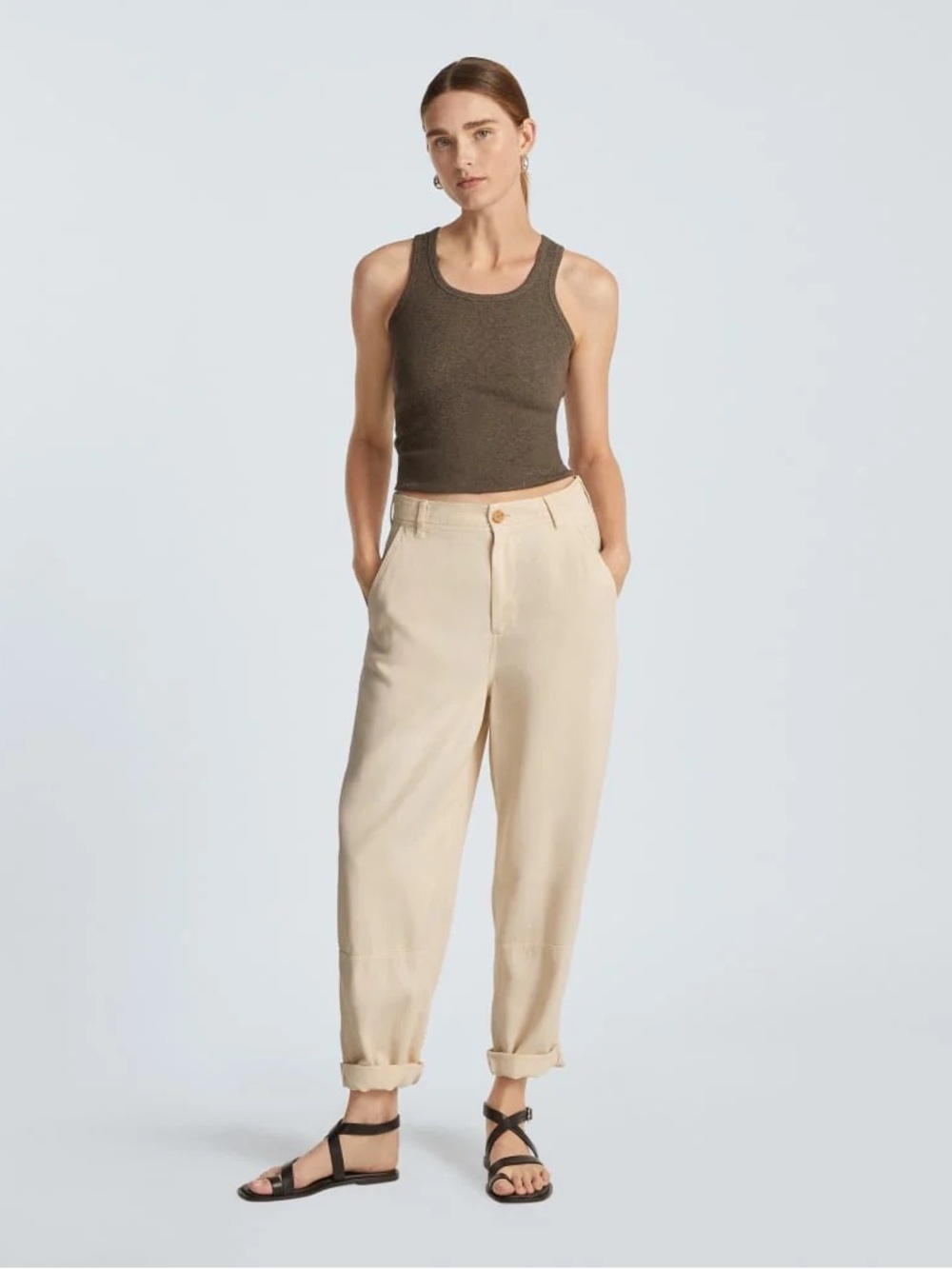 Everlane Size 14 The Chino in Buttersoft - Cream